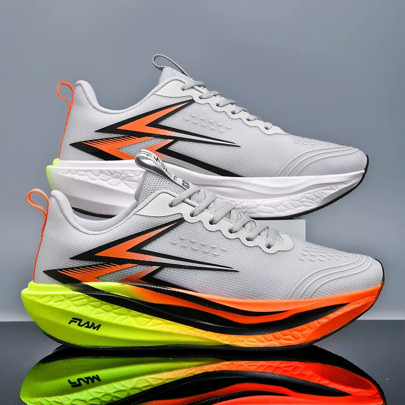Carbon Fiber Running Shoes for Youth - Breathable & Slip-Resistant