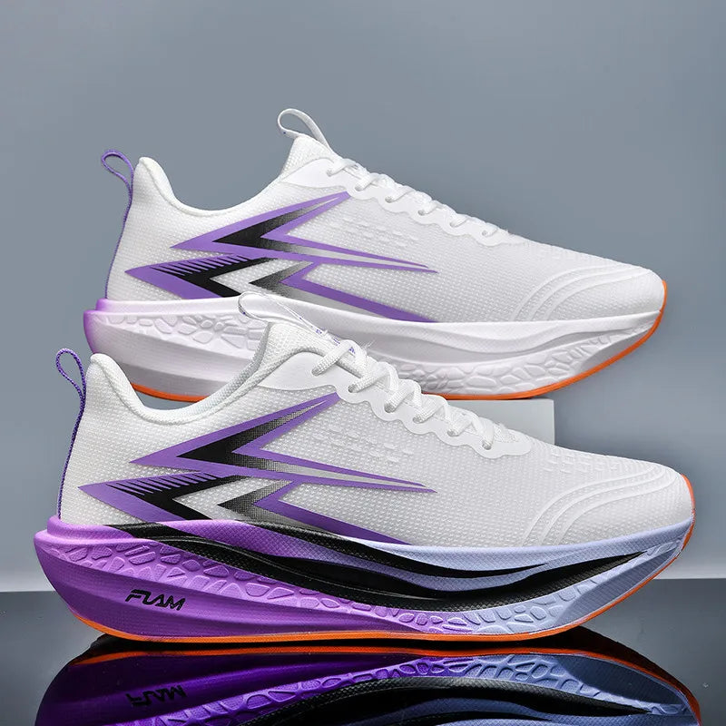 Carbon Fiber Running Shoes for Youth - Breathable & Slip-Resistant