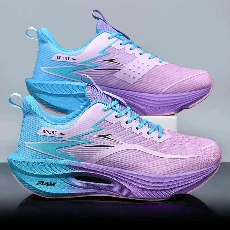 Moda feminina esportes tênis de corrida ao ar livre casual respirável leve masculino confortável atlético antiderrapante tênis caminhada