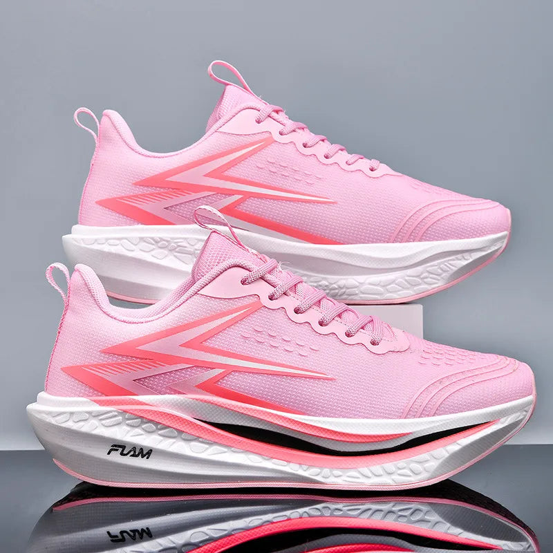 Carbon Fiber Running Shoes for Youth - Breathable & Slip-Resistant
