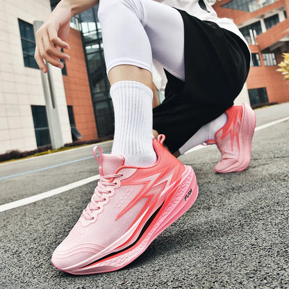 Carbon Fiber Running Shoes for Youth - Breathable & Slip-Resistant