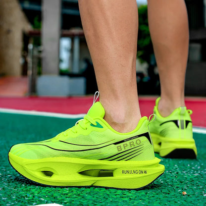 Tênis de corrida de estrada casual, confortável e moderno, inversão estável, esportes e ao ar livre, design com cordões, estilo cano baixo, palmilhas superiores e confortáveis de tecido, solas antiderrapantes e resistentes ao desgaste, padrões geométricos, adequados para todas as estações