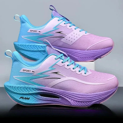 Moda feminina esportes tênis de corrida ao ar livre casual respirável leve masculino confortável atlético antiderrapante tênis caminhada